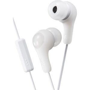 JVC HAFX7MW Gumy Plus In Ear Earphone with Mic & Remote - White JVC HAFX7MW Gumy Plus In Ear Earphone with Mic & Remote - White