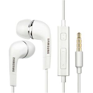 Unbranded (White) Genuine Samsung In-Ear Headphones Headset Earphones With Mic For Galaxy Unbranded (White) Genuine Samsung In-Ear Headphones Headset Earphones With Mic For Galaxy