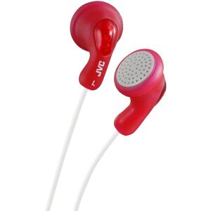 (Red) JVC HAF14 Gumy In-Ear Wired Headphones 3.5mm Jack (Red) JVC HAF14 Gumy In-Ear Wired Headphones 3.5mm Jack