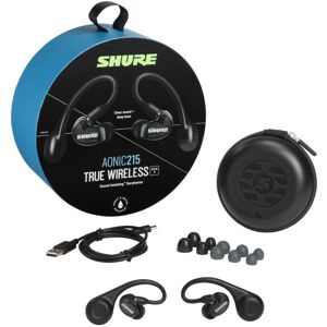 (Black, Bluetooth) Shure AONIC 215 True Wireless Sound Isolating Earphones (Black, Bluetooth) Shure AONIC 215 True Wireless Sound Isolating Earphones