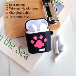 Dechoicelife (a-blackpinkpaws) New TWS Wireless Earphones Bluetooth Matte Earbuds Headset Wir Dechoicelife (a-blackpinkpaws) New TWS Wireless Earphones Bluetooth Matte Earbuds Headset Wir
