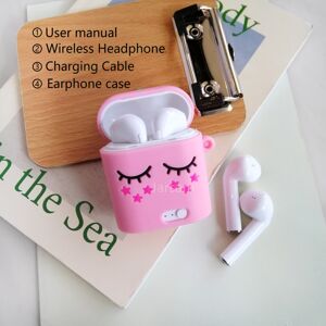 Dechoicelife (a-pink horse) New TWS Wireless Earphones Bluetooth Matte Earbuds Headset Wirele Dechoicelife (a-pink horse) New TWS Wireless Earphones Bluetooth Matte Earbuds Headset Wirele