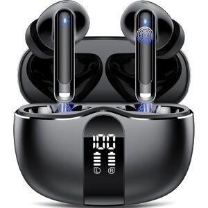 Unbranded (Black Pro) Wireless Earbuds, Bluetooth 5.3 Headphones in Ear with 4 ENC Noise C Unbranded (Black Pro) Wireless Earbuds, Bluetooth 5.3 Headphones in Ear with 4 ENC Noise C