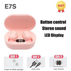 Unbranded (Pink) TWS E7S Fone 5.3 Bluetooth Earphones Wireless Headphones Noise Cancelling Unbranded (Pink) TWS E7S Fone 5.3 Bluetooth Earphones Wireless Headphones Noise Cancelling