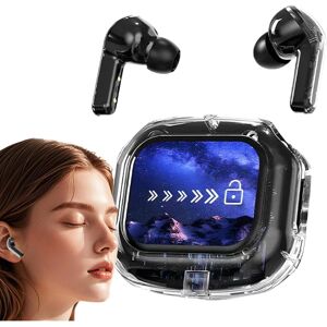 Unbranded (Black) Wireless Noise Cancelling Earbuds - Portable Earphones with Touchscreen Unbranded (Black) Wireless Noise Cancelling Earbuds - Portable Earphones with Touchscreen