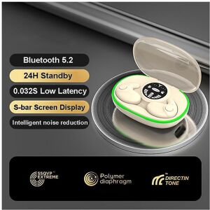 Unbranded (khaki) Invisible Sleep Earphones Wireless Bluetooth 5.3 Headphones IPX5 Waterpr Unbranded (khaki) Invisible Sleep Earphones Wireless Bluetooth 5.3 Headphones IPX5 Waterpr