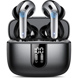 Unbranded (Black) Ear Buds Wireless Earbuds, 50Hrs Playtime Bluetooth Earphones, Bluetooth Unbranded (Black) Ear Buds Wireless Earbuds, 50Hrs Playtime Bluetooth Earphones, Bluetooth
