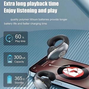 Unbranded For Bone Conduction Open Ear Clip Wireless Bluetooth 55 Headphones Led Breathing Unbranded For Bone Conduction Open Ear Clip Wireless Bluetooth 55 Headphones Led Breathing