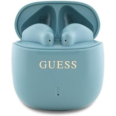 Guess Wireless Turquoise Earbuds - TWS Headset Waterproof & Charging Case Guess Wireless Turquoise Earbuds - TWS Headset Waterproof & Charging Case