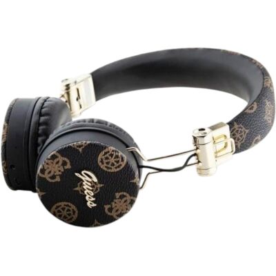Guess GUBH70 Headphones - Black, Peony Script, On-Ear, Bluetooth 4G Guess GUBH70 Headphones - Black, Peony Script, On-Ear, Bluetooth 4G