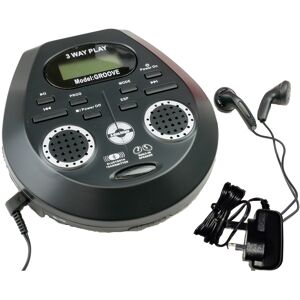 Steepletone Groove CD Discman, Built-In SPEAKERS, Ultra Compact Personal CD Play Steepletone Groove CD Discman, Built-In SPEAKERS, Ultra Compact Personal CD Play