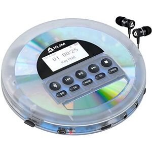 KLIM Nomad Transparent - NEW 2023 - Portable CD Player Walkman with Long-Lasting KLIM Nomad Transparent - NEW 2023 - Portable CD Player Walkman with Long-Lasting