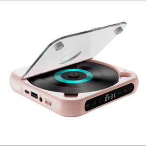 winwin (Pink) Portable Bluetooth CD Player 丨Stereo Music Player winwin (Pink) Portable Bluetooth CD Player 丨Stereo Music Player