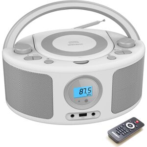 WISCENT CD Radio Portable CD Player Boombox with Bluetooth,FM Radio,CD-MP3/CD-R/ WISCENT CD Radio Portable CD Player Boombox with Bluetooth,FM Radio,CD-MP3/CD-R/
