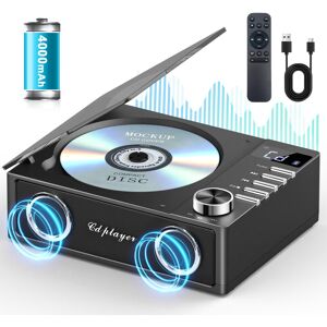 Greadio Portable CD Player with Bluetooth 5.3, 4000mAh Rechargeable CD Music Pla Greadio Portable CD Player with Bluetooth 5.3, 4000mAh Rechargeable CD Music Pla