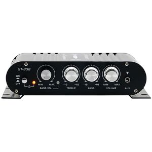 Unbranded ST-838 HiFi 2.1 Channel Power Amplifier 80Wx2 Stereo Bass Sound Amp with Subwoof Unbranded ST-838 HiFi 2.1 Channel Power Amplifier 80Wx2 Stereo Bass Sound Amp with Subwoof