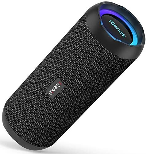 Bluetooth Speaker RIENOK Portable Wireless Bluetooth Speaker with 30W Enhanced B