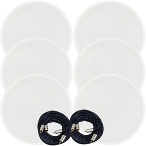 Loops Active Bluetooth 6x Ceiling Speaker Kit 50W Wireless HiFi Audio Streaming System Loops Active Bluetooth 6x Ceiling Speaker Kit 50W Wireless HiFi Audio Streaming System