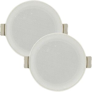 Loops PAIR of 3" Mini Low Profile Ceiling Speaker 8 OHM 2 Way Compact Mount Slim Line Loops PAIR of 3" Mini Low Profile Ceiling Speaker 8 OHM 2 Way Compact Mount Slim Line