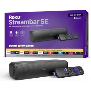 Roku Streambar SE - Black - 2-in-1 TV Soundbar with Built-in 4K HD HDR Streaming Roku Streambar SE - Black - 2-in-1 TV Soundbar with Built-in 4K HD HDR Streaming