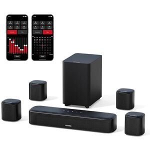 ULTIMEA Aura A40 7.1ch Virtual Surround Sound Bar - 4 Surround Speakers, 330W, A ULTIMEA Aura A40 7.1ch Virtual Surround Sound Bar - 4 Surround Speakers, 330W, A