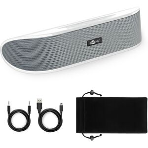 Goobay SoundBar - Stereo Speaker with USB Plug 'n Play and AUX-in, white Goobay SoundBar - Stereo Speaker with USB Plug 'n Play and AUX-in, white