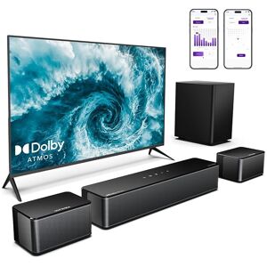 ULTIMEA Store 5.1 Soundbar with Dolby Atmos, 410W Surround Sound System for TV, with Wireless ULTIMEA Store 5.1 Soundbar with Dolby Atmos, 410W Surround Sound System for TV, with Wireless