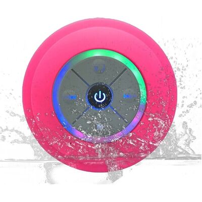 Unbranded (PINK) Wireless Bluetooth Speaker Waterproof Led Shower Speaker FM Radio TF Card Unbranded (PINK) Wireless Bluetooth Speaker Waterproof Led Shower Speaker FM Radio TF Card
