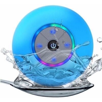 Unbranded (BLUE) Wireless Bluetooth Speaker Waterproof Led Shower Speaker FM Radio TF Card Unbranded (BLUE) Wireless Bluetooth Speaker Waterproof Led Shower Speaker FM Radio TF Card