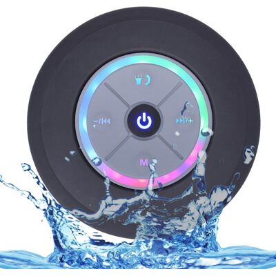 Unbranded (BLACK) Wireless Bluetooth Speaker Waterproof Led Shower Speaker FM Radio TF Car Unbranded (BLACK) Wireless Bluetooth Speaker Waterproof Led Shower Speaker FM Radio TF Car
