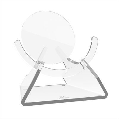 Saudism Desktop Stand Holder for Nest Mini Speaker, Acrylic Speaker Mount Base Display S Saudism Desktop Stand Holder for Nest Mini Speaker, Acrylic Speaker Mount Base Display S