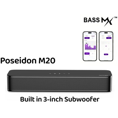 ULTIMEA Poseidon Series 2.1 Compact Soundbar for TV, 3-Inch Built-in Subwoofer, ULTIMEA Poseidon Series 2.1 Compact Soundbar for TV, 3-Inch Built-in Subwoofer,