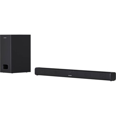 Sharp Soundbar for TV HT-SBW110 180W 2.1 with Subwoofer - Black Sharp Soundbar for TV HT-SBW110 180W 2.1 with Subwoofer - Black