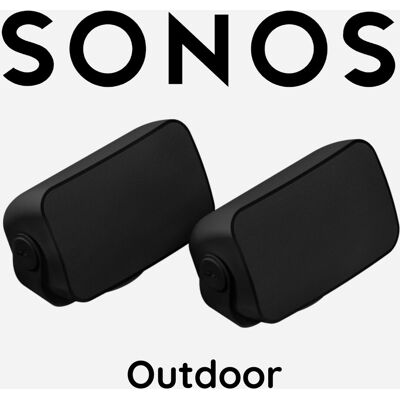 Sonos Sonance OUTDRWW1 Outdoor Speakers Pair 6.5" 130W IP66 Black Sonos Sonance OUTDRWW1 Outdoor Speakers Pair 6.5" 130W IP66 Black