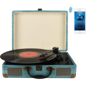 mersoco Bluetooth Vinyl Record Player Belt-Drive 3-Speed Vintage Record Player mersoco Bluetooth Vinyl Record Player Belt-Drive 3-Speed Vintage Record Player
