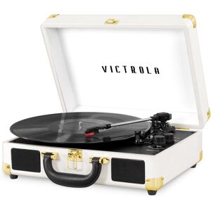 Victrola Journey Bluetooth Suitcase Record Player with Three-Speed Turntable W Victrola Journey Bluetooth Suitcase Record Player with Three-Speed Turntable W