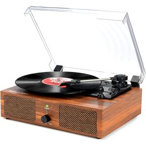 Udreamer Vinyl Record Player Turntable with Built-in Speakers and USB Belt-Driven Vintage Udreamer Vinyl Record Player Turntable with Built-in Speakers and USB Belt-Driven Vintage