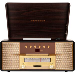 Crosley CR7016A-MA Rhapsody 3-Speed Turntable with Bluetooth AM/FM Radio CD Pl Crosley CR7016A-MA Rhapsody 3-Speed Turntable with Bluetooth AM/FM Radio CD Pl