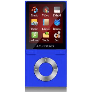 GreenZech Blue 1.8 Inch TFT MP4 Player - Portable 8GB Bluetooth Audio Video Support GreenZech Blue 1.8 Inch TFT MP4 Player - Portable 8GB Bluetooth Audio Video Support