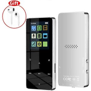 Unbranded (Without TF Card, silver) NEW1.8 Inch Metal Touch MP3 MP4 Music Player Bluetooth Unbranded (Without TF Card, silver) NEW1.8 Inch Metal Touch MP3 MP4 Music Player Bluetooth