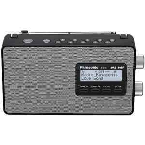 Panasonic RF-D10EB-K, DAB, DAB+, FM Portable Radio (European 2-Pin Plug Version)