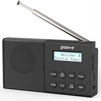 Groov-e - Geneva - Blue - Bluetooth - DAB radio Groov-e - Geneva - Blue - Bluetooth - DAB radio