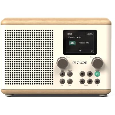 Pure Classic H4 Digital Kitchen Radio (DAB+/FM, Bluetooth, USB, AUX, Kitchen Tim Pure Classic H4 Digital Kitchen Radio (DAB+/FM, Bluetooth, USB, AUX, Kitchen Tim