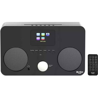 Bush Mini Hi-Fi - CD DAB/FM Radio & Bluetooth - Grey Bush Mini Hi-Fi - CD DAB/FM Radio & Bluetooth - Grey