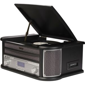 Denver 9-in-1 Retro Vintage DAB Bluetooth Wooden Radio Record Player With Speake Denver 9-in-1 Retro Vintage DAB Bluetooth Wooden Radio Record Player With Speake