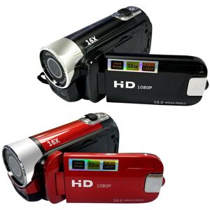 Ranpo (Red & UK Plug) HD 1080p Digital Video Camera Camcorder 32GB 16x Zoom Mini DV Ki Ranpo (Red & UK Plug) HD 1080p Digital Video Camera Camcorder 32GB 16x Zoom Mini DV Ki