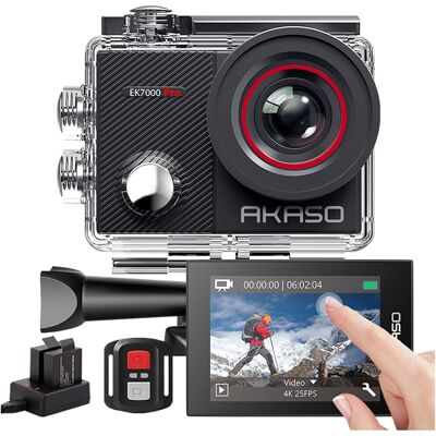 AKASO EK7000 Pro 4K Action Camera - Touch Screen, EIS, Adjustable ViewAngle AKASO EK7000 Pro 4K Action Camera - Touch Screen, EIS, Adjustable ViewAngle