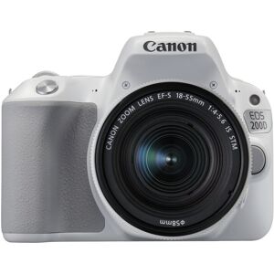 Canon EOS 200D DSLR Camera & EF-S 18-55 mm f/4-5.6 IS STM Lens - White Canon EOS 200D DSLR Camera & EF-S 18-55 mm f/4-5.6 IS STM Lens - White