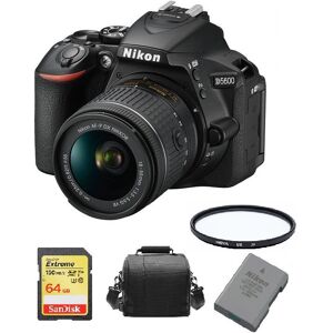 Nikon D5600 - 24.2 MP CMOS - Kit with 18-55mm VR lens & accessories Nikon D5600 - 24.2 MP CMOS - Kit with 18-55mm VR lens & accessories