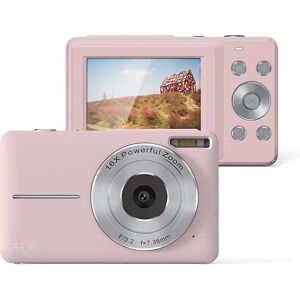 Unbranded (pink) Digital Camera Compact Camera With Lcd 16x Digital Zoom Unbranded (pink) Digital Camera Compact Camera With Lcd 16x Digital Zoom